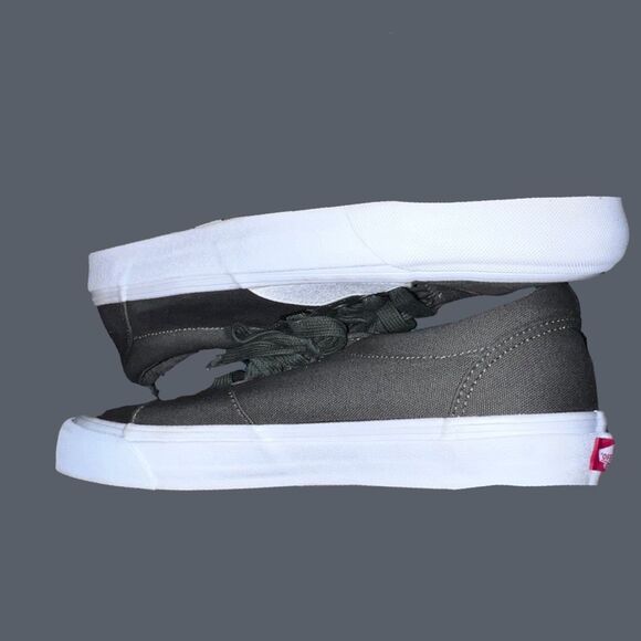 NWOB Vans Style 205 Dipped Trainer Sneakers Olive/True White Size 10.5 - Picture 10 of 10